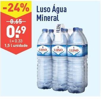 ALDI Água luso promoção