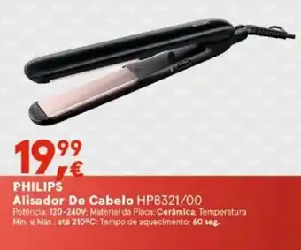 Worten Philips Alisador de CAbelo HP8321/00 promoção