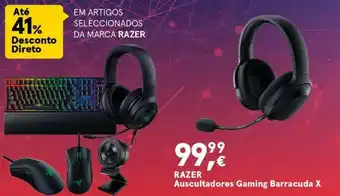 Worten Razer Auscultador Gaming Barracuda X promoção