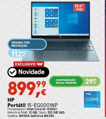 Worten HP Portátil 15-EG0001NP promoção