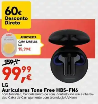 Worten LG Auriculares Tone Free HBS-FN6 promoção