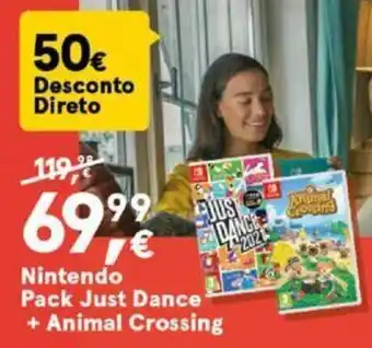 Worten Nintendo Pack Just Dance + Animal Crossing promoção