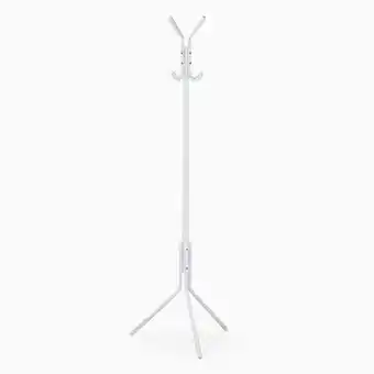 Cabide de pé percha branco