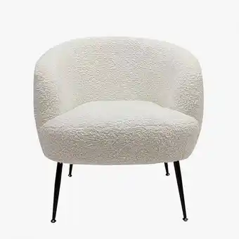 VIVA Poltrona cute white 70x71cm promoção