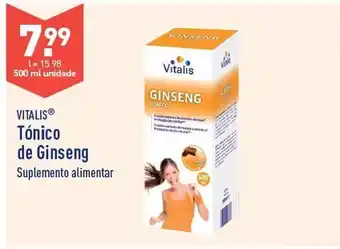 ALDI Suplementos nutricionais vitalis promoção