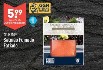 ALDI Salmão fumado promoção