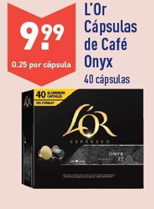 Cápsulas de café l'or