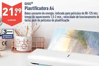 ALDI Plastificadora promoção