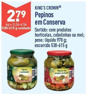 ALDI Pepinos promoção