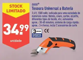 ALDI Tesoura promoção