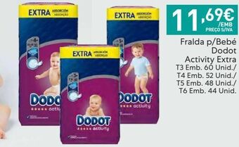 Recheio Fraldas dodot promoção