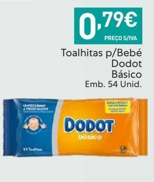 Recheio Toalhas umedecidas dodot promoção