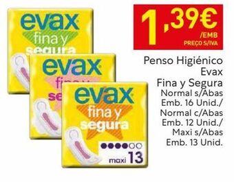 Recheio Absorvente evax promoção