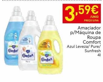 Recheio Amaciador comfort promoção