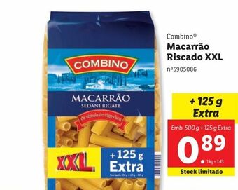 Lidl Macarrão combino promoção