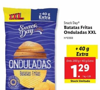 Lidl Batata chips snack day promoção