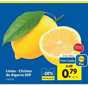 Lidl Limão promoção
