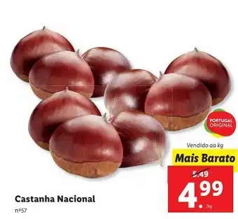 Lidl Castanhas promoção