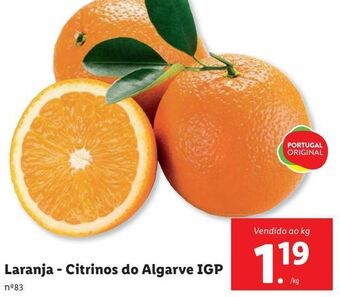 Lidl Laranja promoção