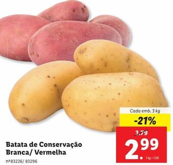 Lidl Batata promoção