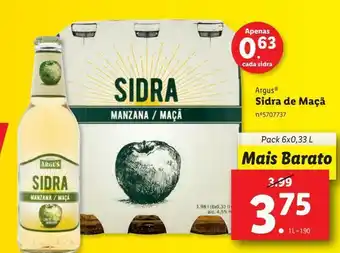 Lidl Sidra argus promoção