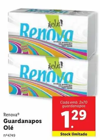 Lidl Guardanapos de papel renova promoção