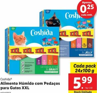 Lidl Comida para gatos promoção
