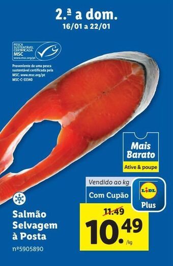 Lidl Salmão promoção