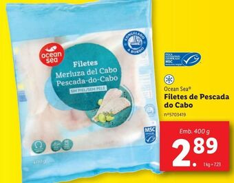 Lidl Merluza congelada ocean sea promoção