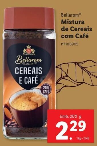 Café em pó misturado bellarom