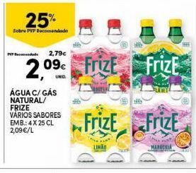 Água com Gás Yuzu - emb. 4 x 25 cl - Frize