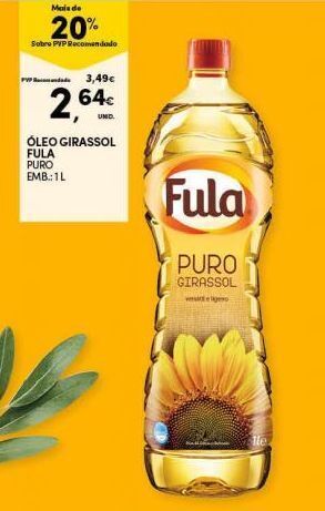 Continente Óleo para fritar fula promoção