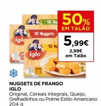El Corte Inglés Nuggets de frango iglo promoção