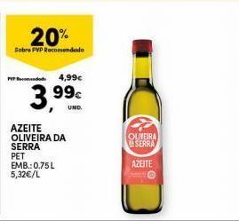 Continente Azeite oliveira da serra promoção