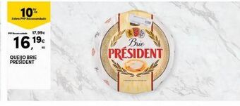 Continente Queijo brie président promoção