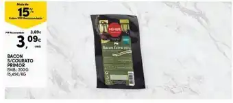 Continente Bacon primor promoção