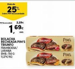 Continente Biscoitos triunfo promoção
