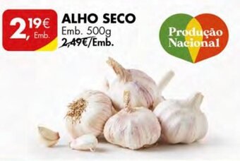 Pingo Doce Alho Seco 500g promoção