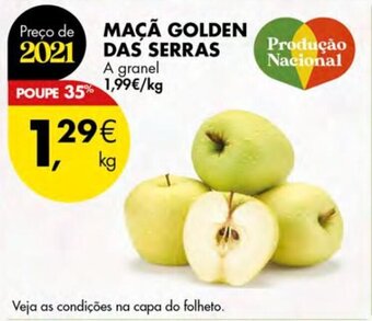 Pingo Doce Maçã Golden Das Serras promoção
