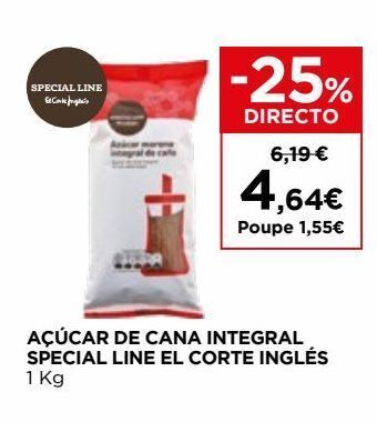 El Corte Inglés Açúcar el corte inglés promoção