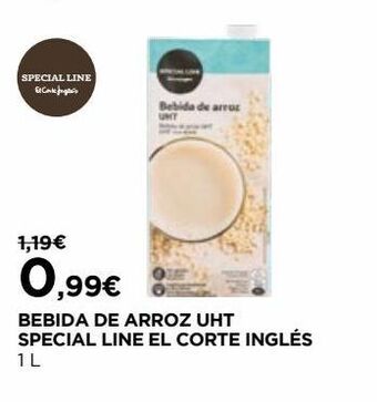 El Corte Inglés Bebida de arroz el corte inglés promoção