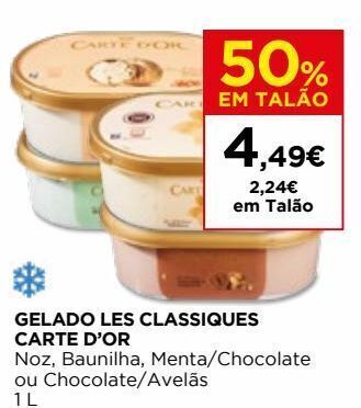 El Corte Inglés Gelados carte d'or promoção