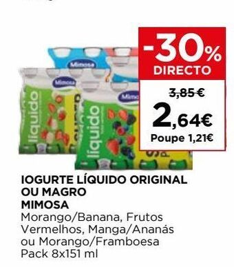 El Corte Inglés Iogurte mimosa promoção