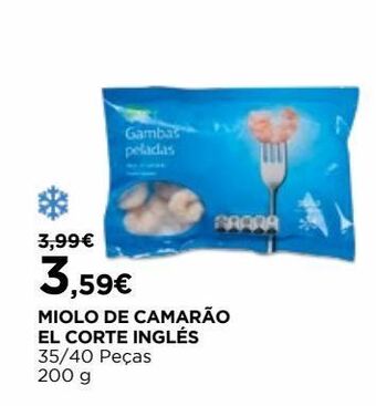 El Corte Inglés Camarão el corte inglés promoção
