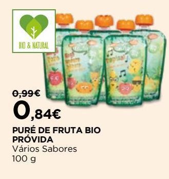 El Corte Inglés Puré de frutas promoção