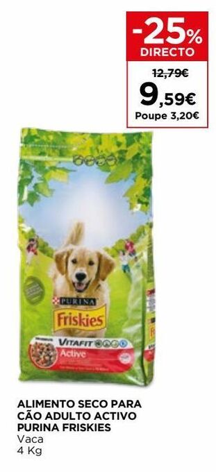 El Corte Inglés Ração para cães friskies promoção
