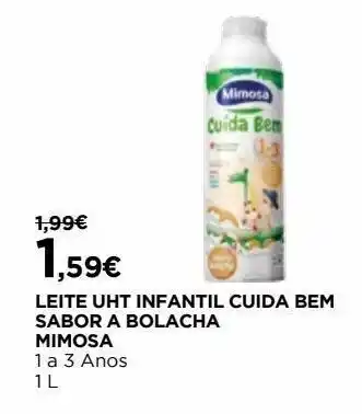 El Corte Inglés Leite infantil mimosa promoção