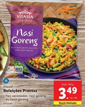 Lidl Comida asiática vitasia promoção
