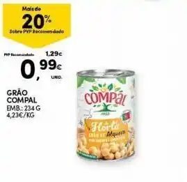 Continente Grãos compal promoção
