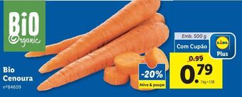 Lidl Cenouras promoção